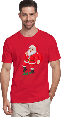 Buy That Trendz Printed Men Round Neck Red T-Shirt