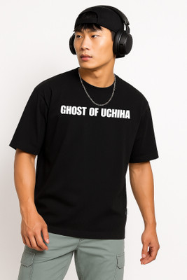 JoyandHappiness Printed Men Round Neck Black T-Shirt