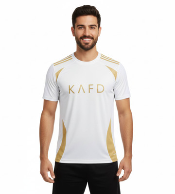 Smv Printed Men Round Neck White T-Shirt