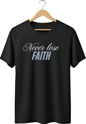 GIFTBUZ Graphic Print Men Round Neck Black T-Shirt