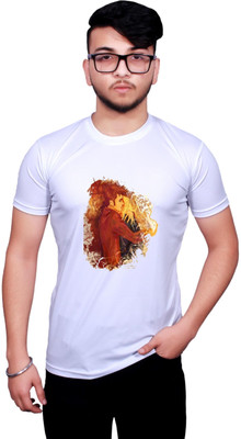 KRYONIX Printed Men Round Neck Multicolor T-Shirt