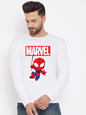 ManGOD Printed Men Round Neck White T-Shirt