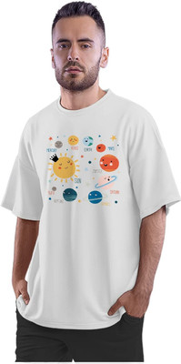 KRYONIX Solid Men Round Neck White T-Shirt