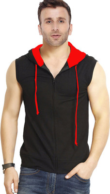 f Gallery Sleeveless Solid Men Jacket