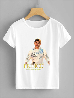 HamsaMART Printed Men Round Neck White T-Shirt