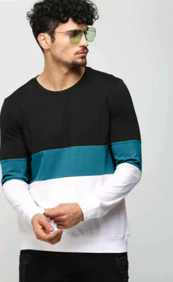 Jangoboy Solid Men Round Neck Multicolor T-Shirt