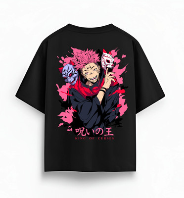 UTHIRA Graphic Print Men Round Neck Black T-Shirt