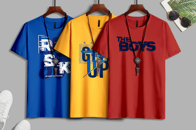 SUPERSQUAD Graphic Print Men Round Neck Multicolor T-Shirt