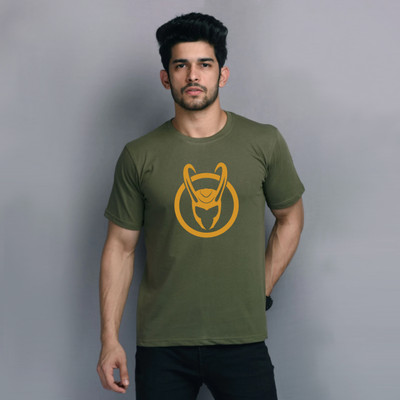 printcorners Printed Men Round Neck Green T-Shirt