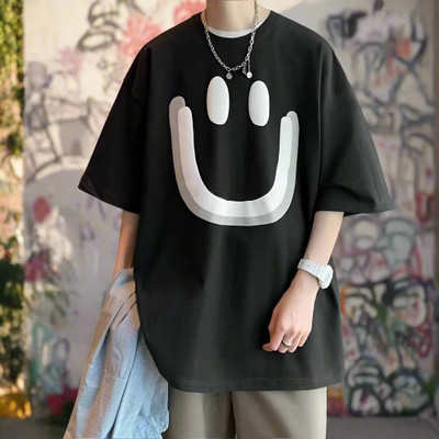 Three Arrows Graphic Print Men Round Neck Black T-Shirt