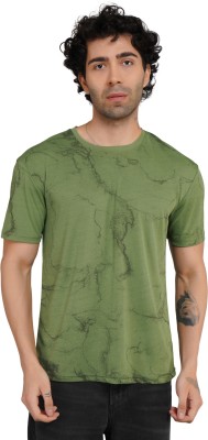 MAYRA FASHION Graphic Print Men Round Neck Green T-Shirt