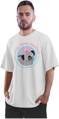 TheFreedomStore Printed Men Round Neck White T-Shirt