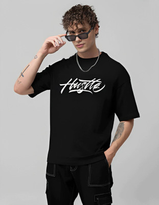 avinexx Solid Men Round Neck Black T-Shirt