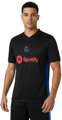 Smv Printed Men Round Neck Black T-Shirt