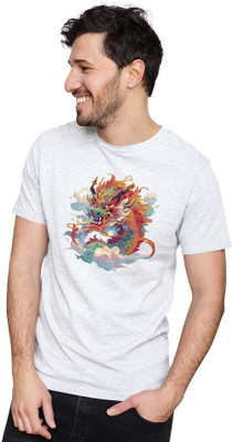 GPGARMENTSS Printed Men Round Neck Multicolor T-Shirt