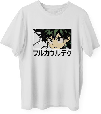 ON TREND Printed Men Round Neck White T-Shirt