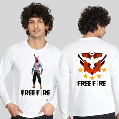 YRRA Printed Men Round Neck White T-Shirt