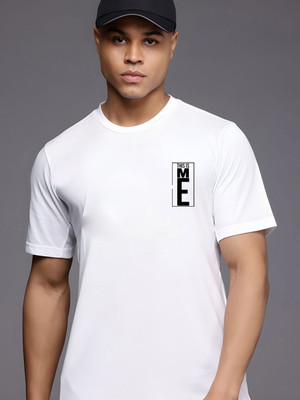SZN Graphic Print Men Round Neck White T-Shirt