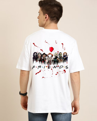 FASHNET FASHION Typography Men Round Neck White T-Shirt