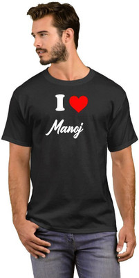 GNS Nationals Printed Men Round Neck White, Black T-Shirt