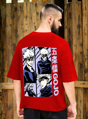 TeeTops Printed Men Round Neck Red T-Shirt
