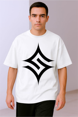 goodsign Printed Men Round Neck White T-Shirt