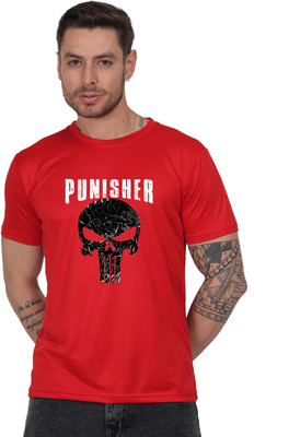 UPTRADE Graphic Print Men Round Neck Red T-Shirt