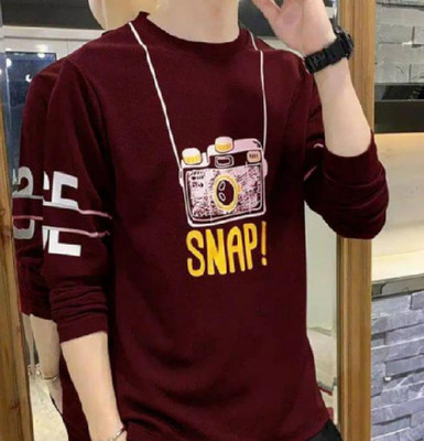 Majexic Printed, Typography Men Round Neck Multicolor T-Shirt