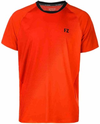 FZ FORZA Solid Men Round Neck Red T-Shirt