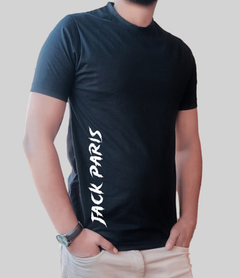JP Creation Typography Men Round Neck Red T-Shirt