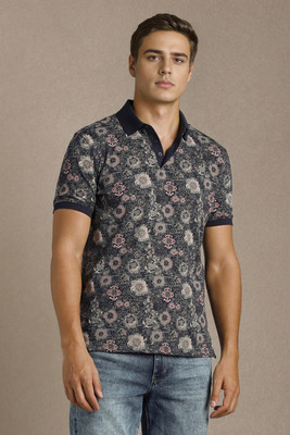 LOUIS PHILIPPE Printed Men Polo Neck Multicolor T-Shirt