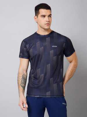 CANTABIL Printed Men Round Neck Black T-Shirt