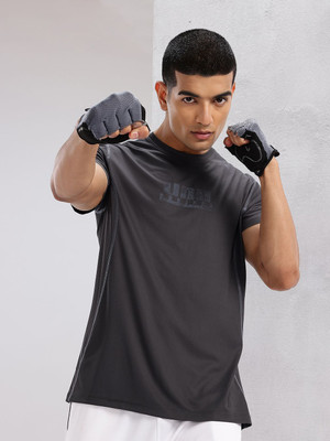 HRX by Hrithik Roshan Printed Men Round Neck White T-Shirt