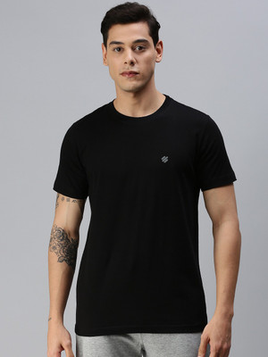 ONN Solid Men Round Neck Grey T-Shirt