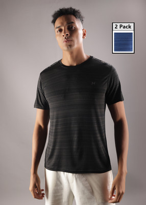 Force NXT Solid Men Round Neck Multicolor T-Shirt
