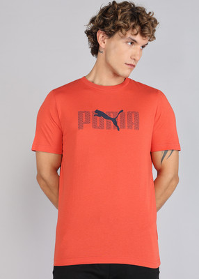PUMA Printed Men Crew Neck Red T-Shirt
