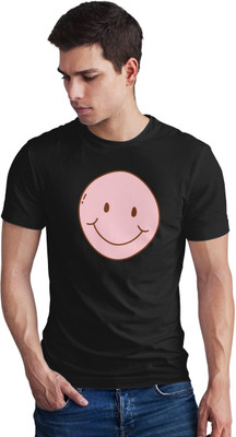 Seek Buy Love Printed Men Round Neck Black T-Shirt