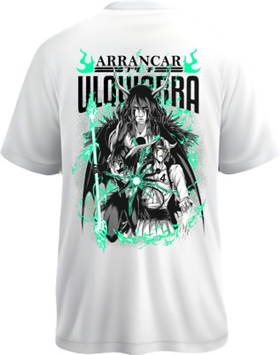 YumeClothing Graphic Print Men Round Neck White T-Shirt