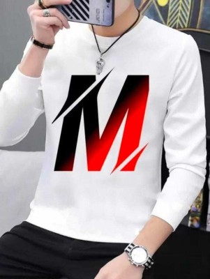 AVA Fashion Graphic Print Men Round Neck White T-Shirt