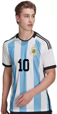 sportfit Printed Men Round Neck Blue, White T-Shirt