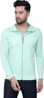 Adorbs Trend Solid Men Polo Neck Green T-Shirt