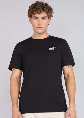 PUMA Printed Men Crew Neck Black T-Shirt
