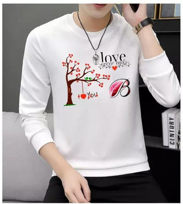 clickwell Solid Men Round Neck Silver T-Shirt