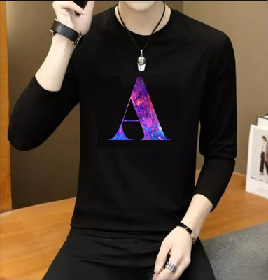 clickwell Printed Men Round Neck Black T-Shirt
