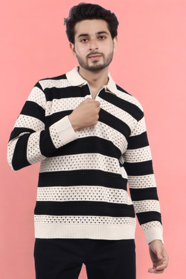 LWALS Printed Men Polo Neck Multicolor T-Shirt