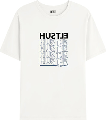 JUGULAR Printed Men Round Neck White T-Shirt