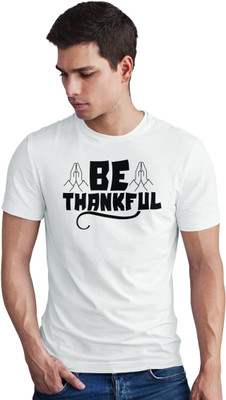 Seek Buy Love Printed Men Round Neck White T-Shirt