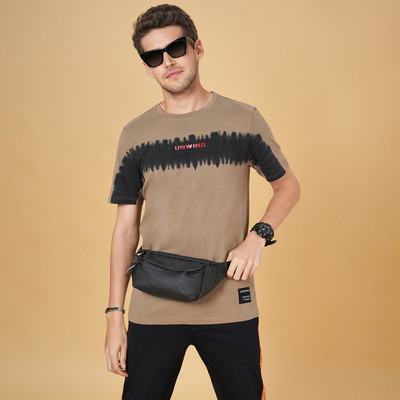 Street 808 by Pantaloons Printed Men Crew Neck White T-Shirt