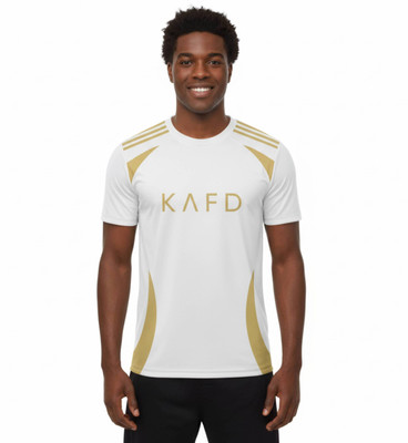 Smv Printed Men Round Neck White T-Shirt