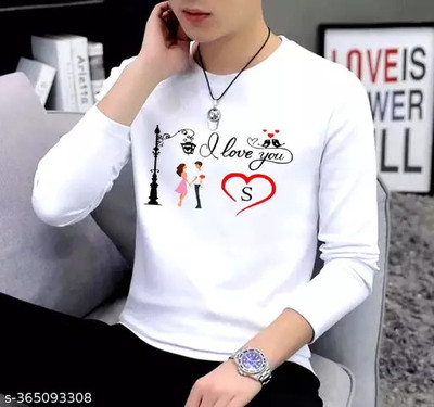 EASELCLOTHING Printed, Typography Men Round Neck White T-Shirt